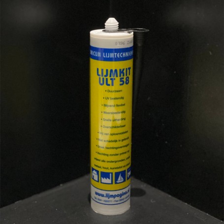 Unicum ULT 58 Lijm/kit 290ml zwart x12