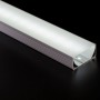 LED profiel Polycarbonaat UV-resistente FROSTED Diffuser voor BST-PLW80-M2-AB