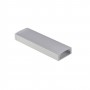 LED profiel 2m Aluminium zilver 22x8mm incl. frosted PC cover