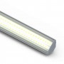 Extra wide 45° Corner profile For double row (2x8mm) LED strip incl. Diffuser 2m