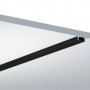 LED profiel 2m Aluminium 17x8mm zilver/zwart incl. PC cover