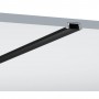 LED profiel Aluminium 25x8mm zilver/zwart incl. PC cover