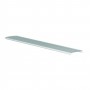 Extra wide 45° Corner profile For double row (2x8mm) LED strip incl. Diffuser 2m